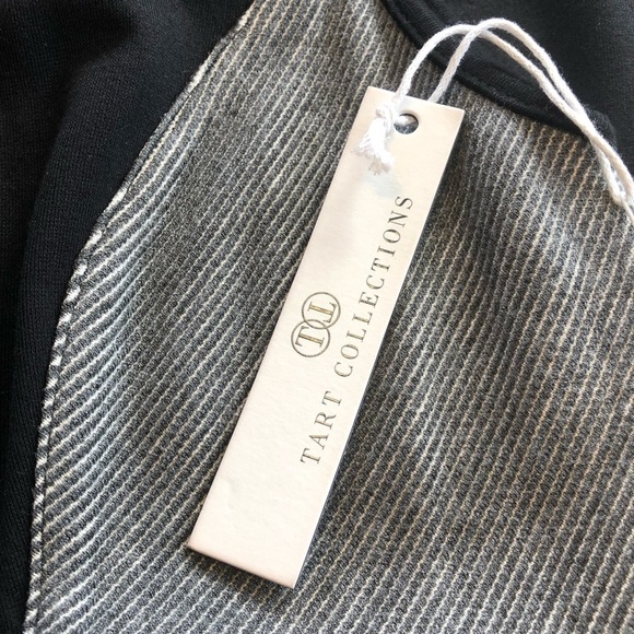 Tart Collections Ponte Knit Menswear Inspired Sleeveless Black Dress Small NWT - Picture 8 of 13